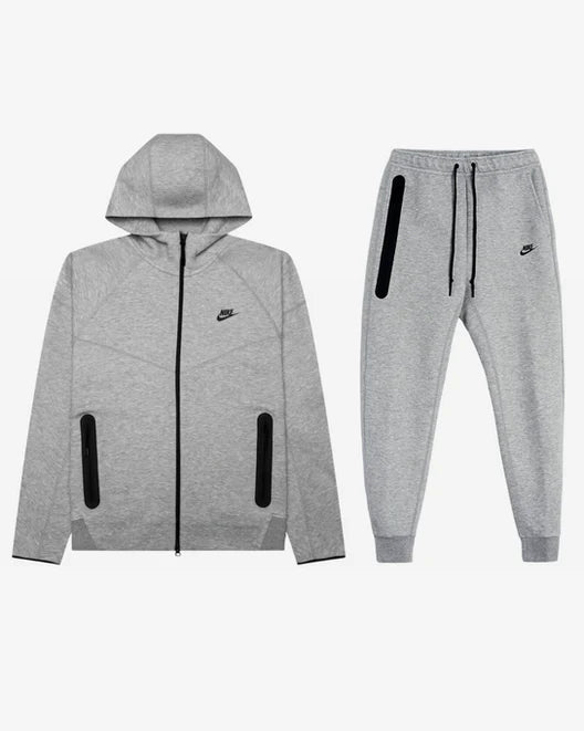 Nike  Tech Fleece Zip-Up Set Grey